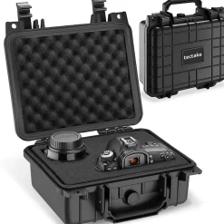 Valise Etanche pour Appareil Photo en coque dure robuste légère noir