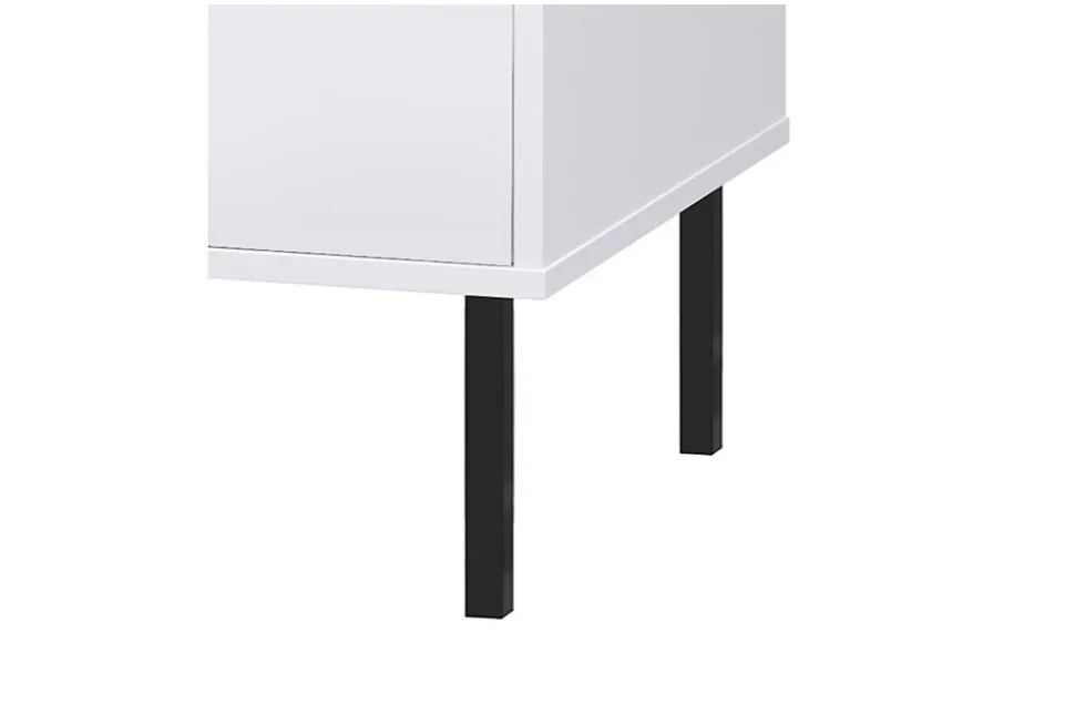 Venus white loft living room display pedestal
