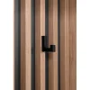 Vestiaire avec miroir - MEDAN 42A - Anthracite / Chene artisan - 80 x 190 x 37 cm
