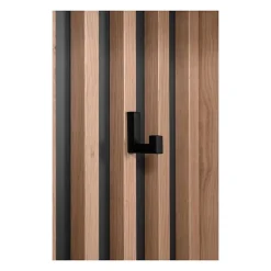 Vestiaire avec miroir - MEDAN 42A - Anthracite / Chene artisan - 80 x 190 x 37 cm