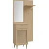 Vestiaire CALASETTA Chêne 1 porte 1 tiroir 90,4x41,4x198 cm