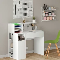 Vicco Bureau Blanc 100 x 50 cm