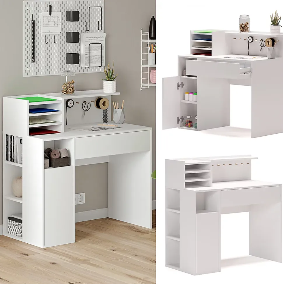 Vicco Bureau Blanc 100 x 50 cm