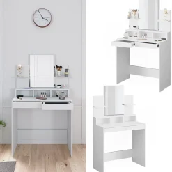 Vicco Coiffeuse Blanc 80 cm