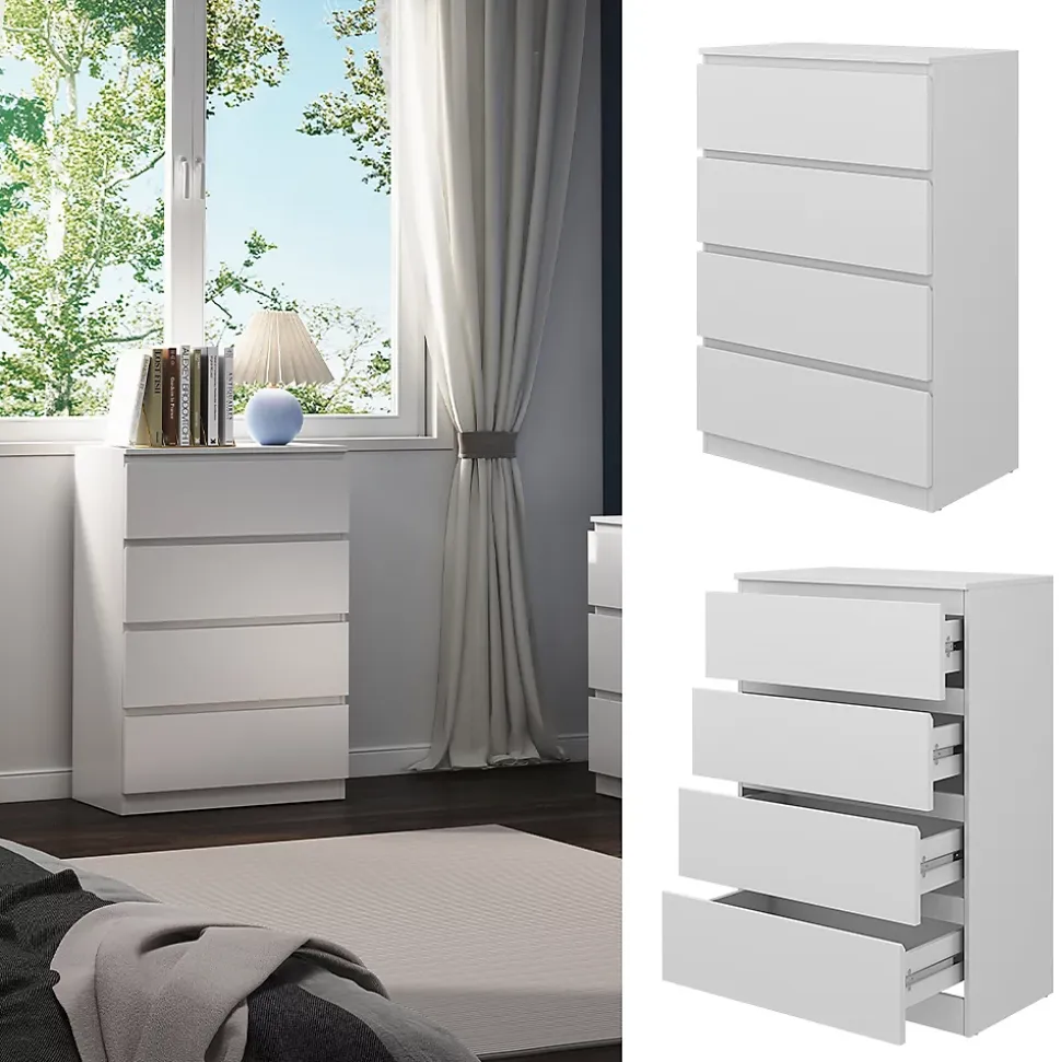 Vicco Commode Blanc 39 x 102 cm