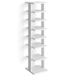 Vicco Armoire à chaussures Blanc 26.7x110cm