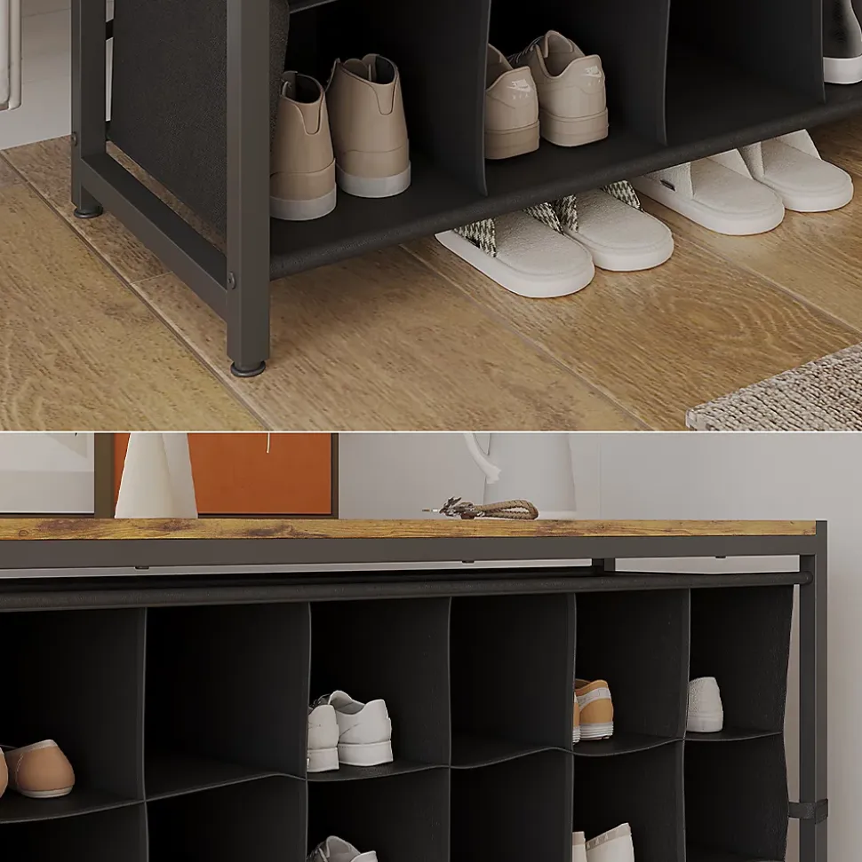 Vicco Armoire à chaussures Chêne rustique 100x54.5cm