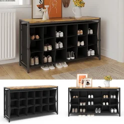 Vicco Armoire à chaussures Chêne rustique 100x54.5cm