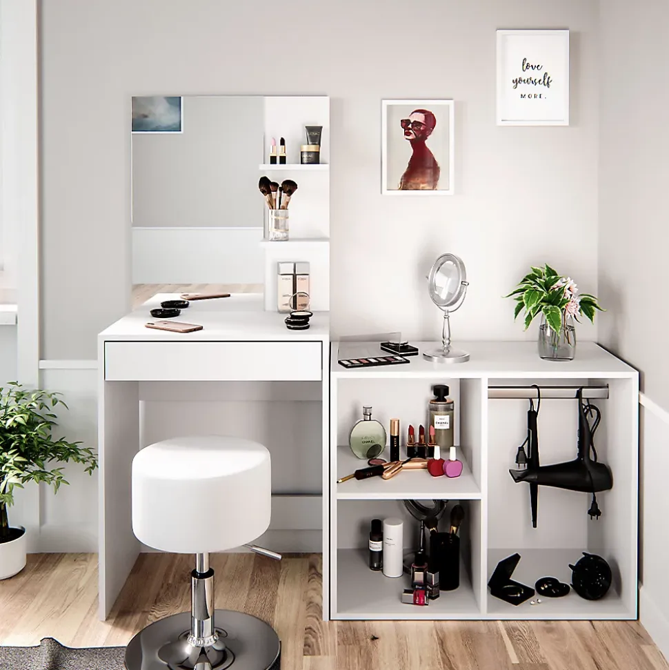 Vicco Armoire dappoint Blanc 80.1x65cm