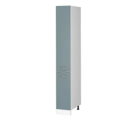 Vicco Armoire haute universelle Bleu-gris 30cm avec portes