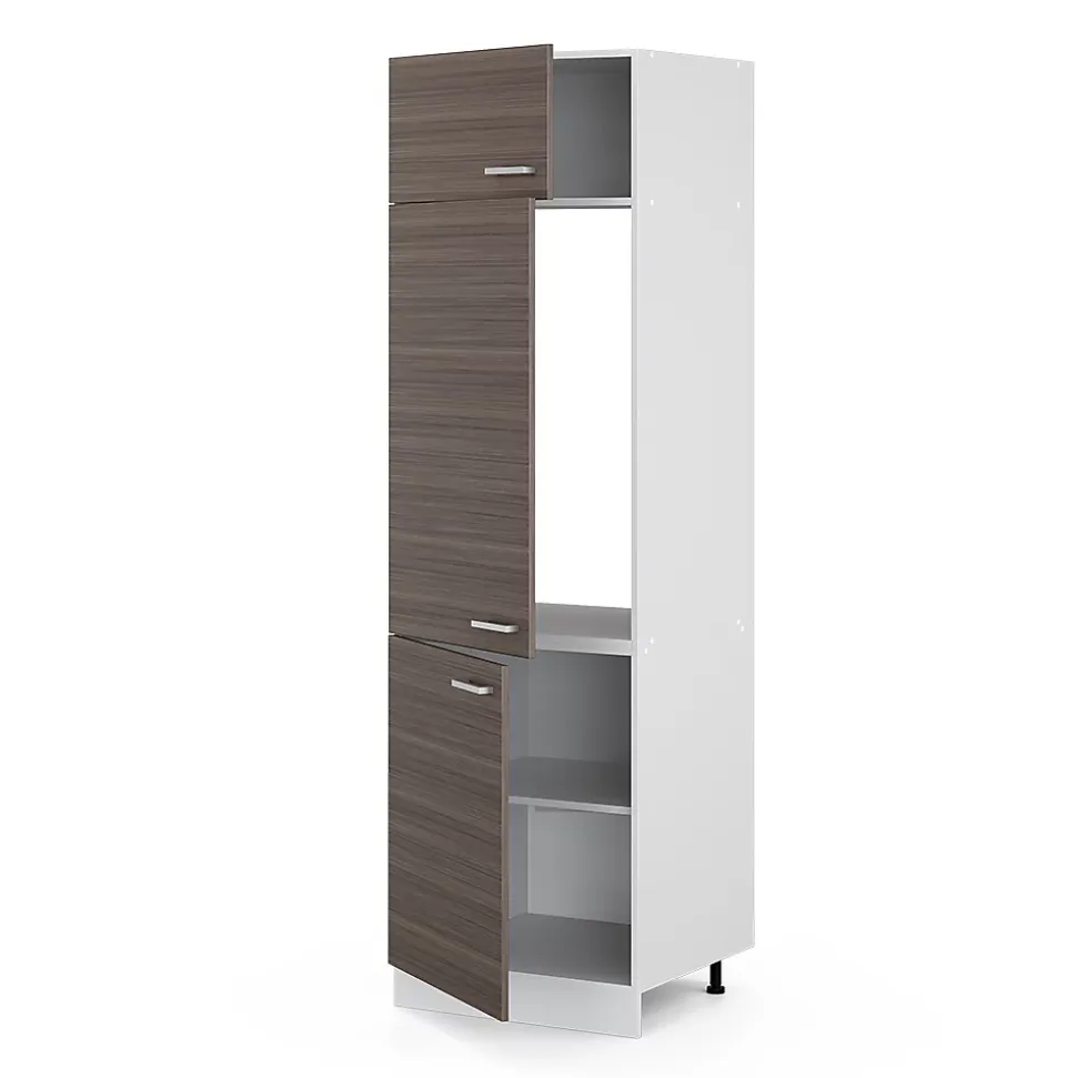 Vicco Armoire haute universelle Gris 60cm avec portes