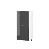 Vicco Armoire haute universelle Anthracite Haute brillance 60cm avec grande porte