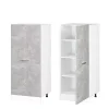 Vicco Armoire haute universelle Béton 60cm avec grande porte