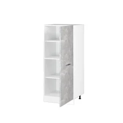 Vicco Armoire haute universelle Béton 60cm avec grande porte