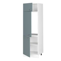 Vicco Armoire haute universelle Bleu-gris 60cm avec portes