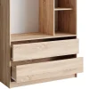 Vicco Armoire pour enfants Sonoma 100x200cm avec 2 tiroirs