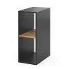 Vicco Armoire pour PC Anthracite/chêne doré 28.5x50cm ,2 compartiments