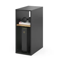 Vicco Armoire pour PC Anthracite/chêne doré 28.5x50cm ,2 compartiments