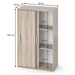 Vicco Armoire Sonoma 68x108.5cm