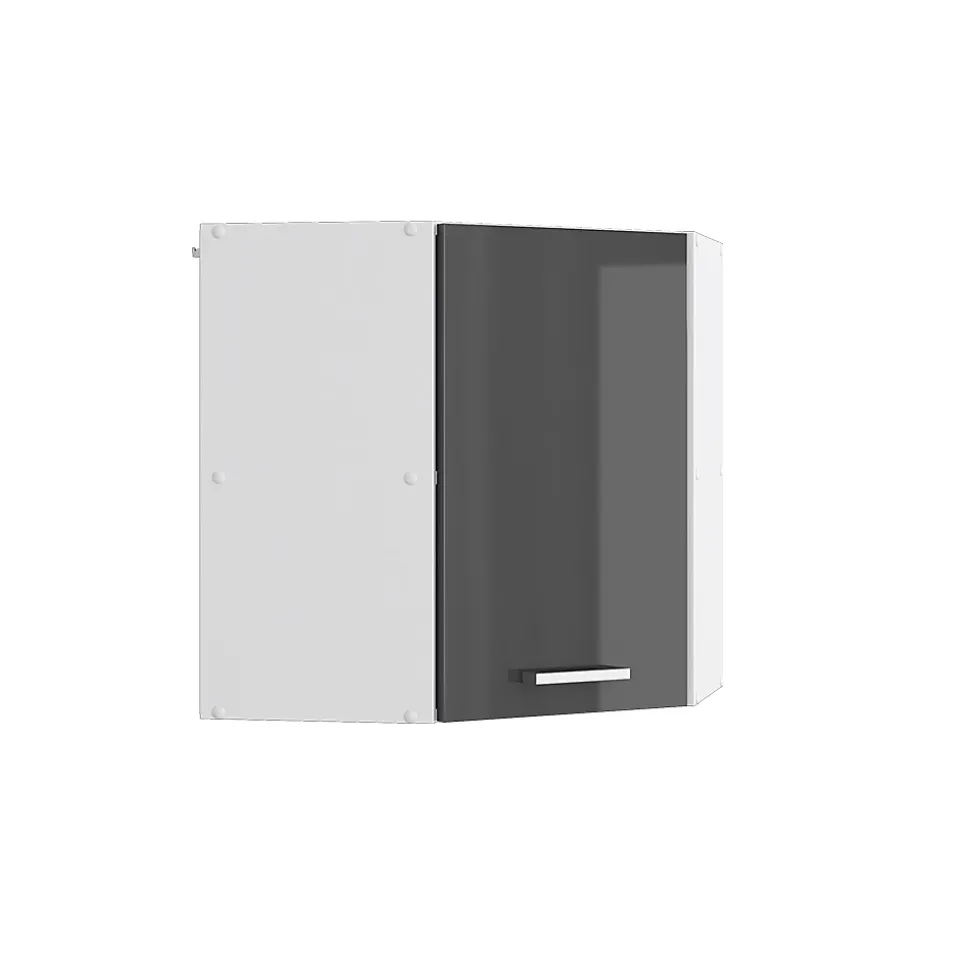 Vicco Armoire suspendue Anthracite Haute brillance 57cm armoire dangle suspendue avec porte