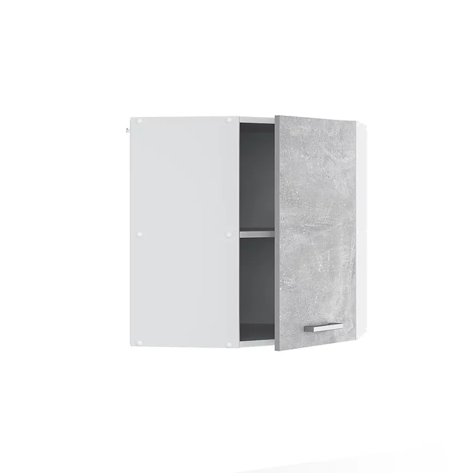 Vicco Armoire suspendue Béton 57cm armoire dangle suspendue avec porte