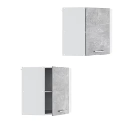 Vicco Armoire suspendue Béton 57cm armoire dangle suspendue avec porte