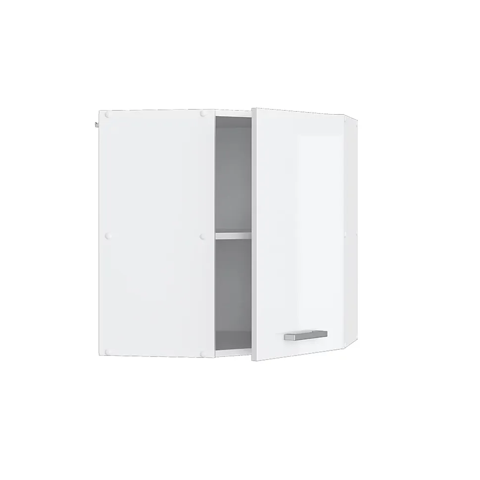 Vicco Armoire suspendue Blanc Haute brillance 57cm armoire dangle suspendue avec porte