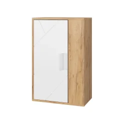 Vicco Armoire suspendue Chêne doré/blanc 50.1x78.4cm avec 2 compartiments