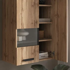 Vicco Armoire suspendue Marron 60.2cm avec 2 portes