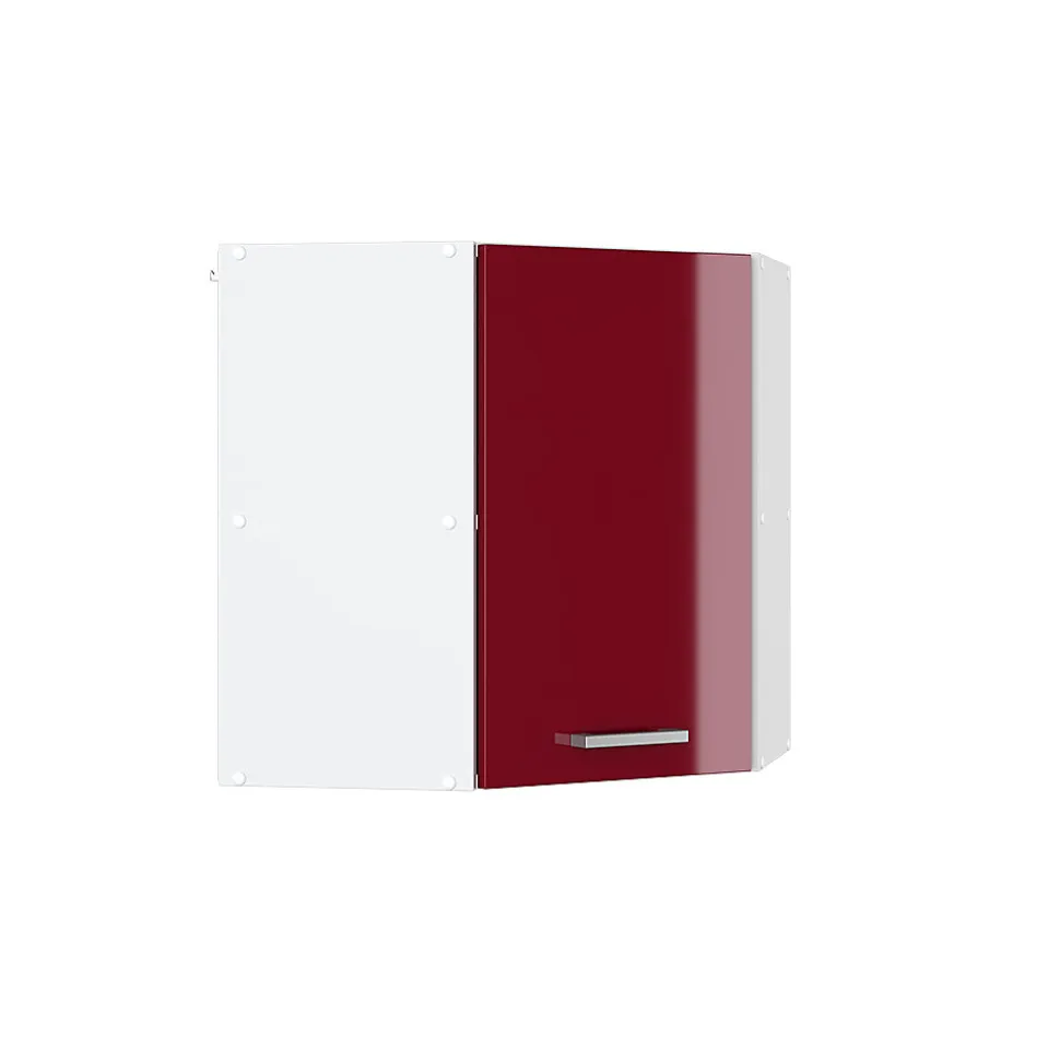 Vicco Armoire suspendue Rouge bordeaux Haute brillance 57cm armoire dangle suspendue avec porte