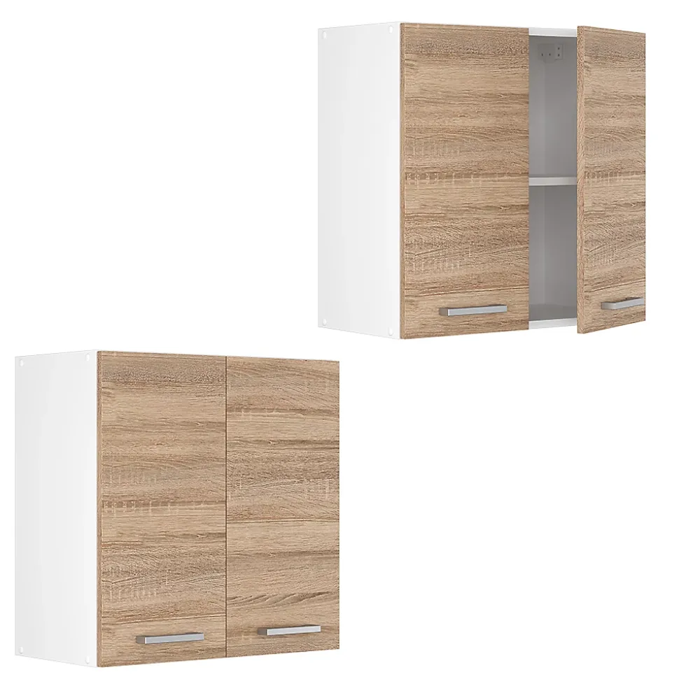 Vicco Armoire suspendue universelle Sonoma 60cm avec portes
