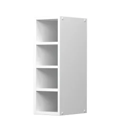 Vicco Armoire suspendue universelle Blanc 20cm avec étagères ouvertes