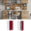 Vicco Armoire suspendue universelle Rouge bordeaux Haute brillance 30cm avec porte