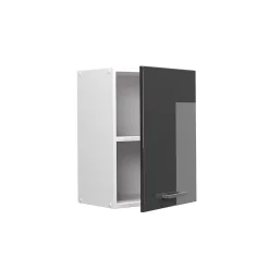 Vicco Armoire suspendue universelle Anthracite Haute brillance 45cm avec porte