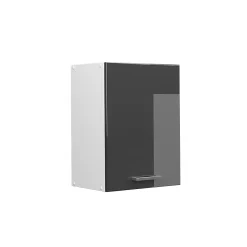 Vicco Armoire suspendue universelle Anthracite Haute brillance 45cm avec porte
