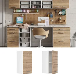 Vicco Armoire suspendue universelle Sonoma 30cm avec porte