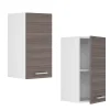 Vicco Armoire suspendue universelle Gris 30cm avec porte