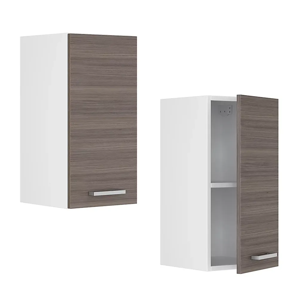 Vicco Armoire suspendue universelle Gris 30cm avec porte