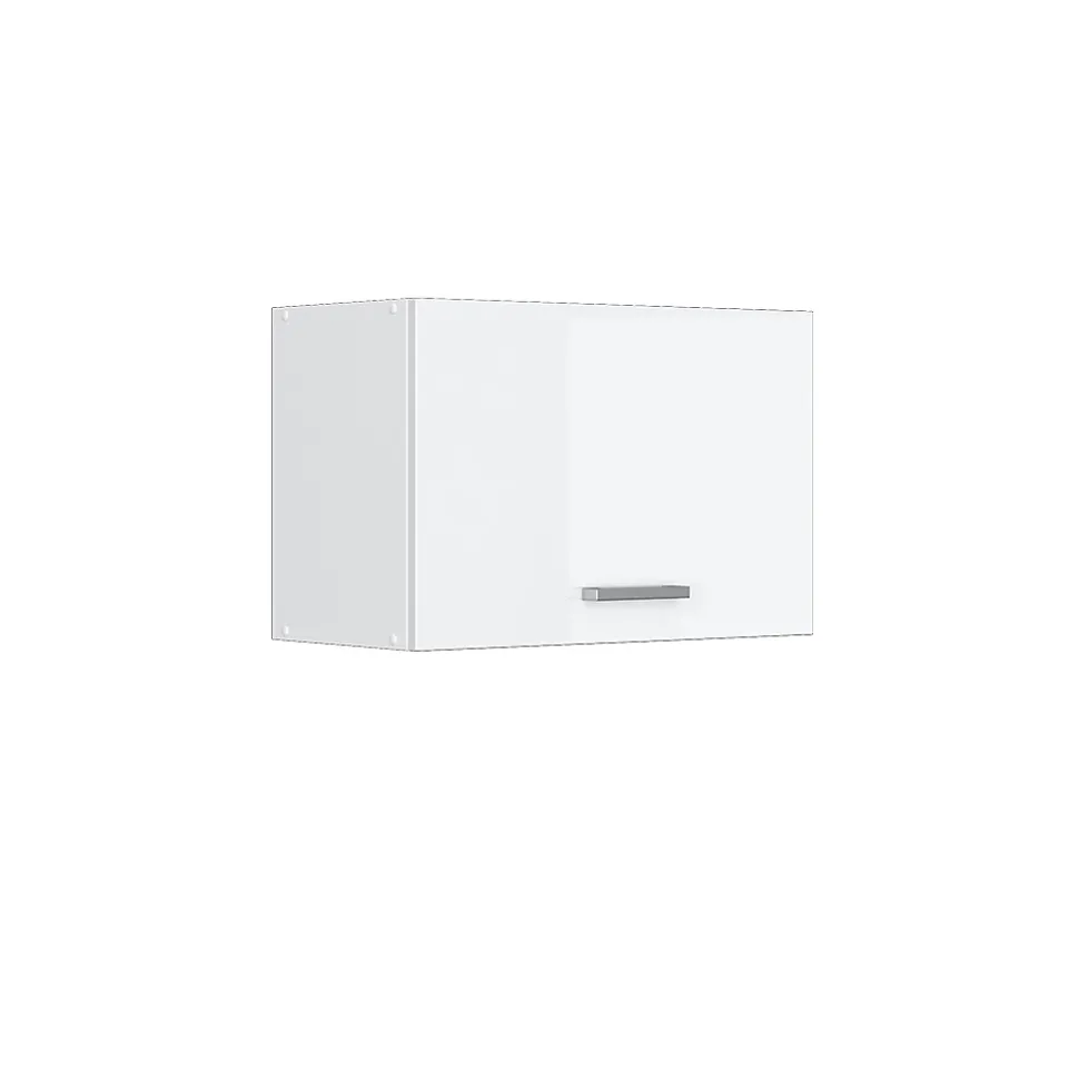 Vicco Armoire suspendue universelle Blanc Haute brillance 60cm avec porte dascenseur