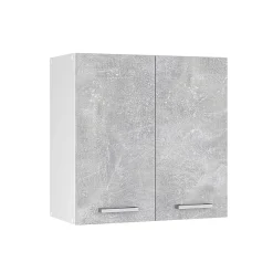 Vicco Armoire suspendue universelle Béton 60cm avec portes