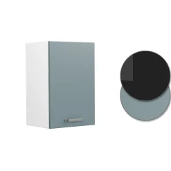 Vicco Armoire suspendue universelle Bleu-gris 40cm avec étagères ouvertes