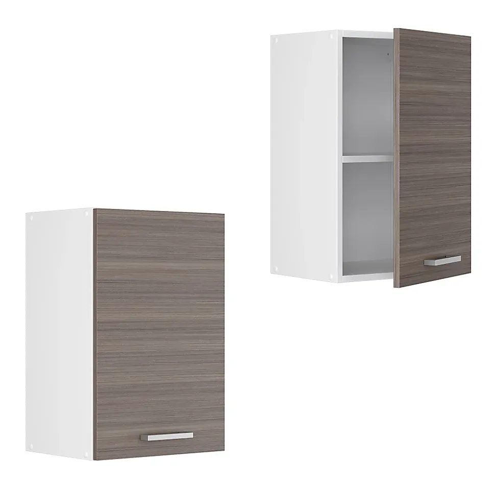 Vicco Armoire suspendue universelle Gris 40cm avec étagères ouvertes
