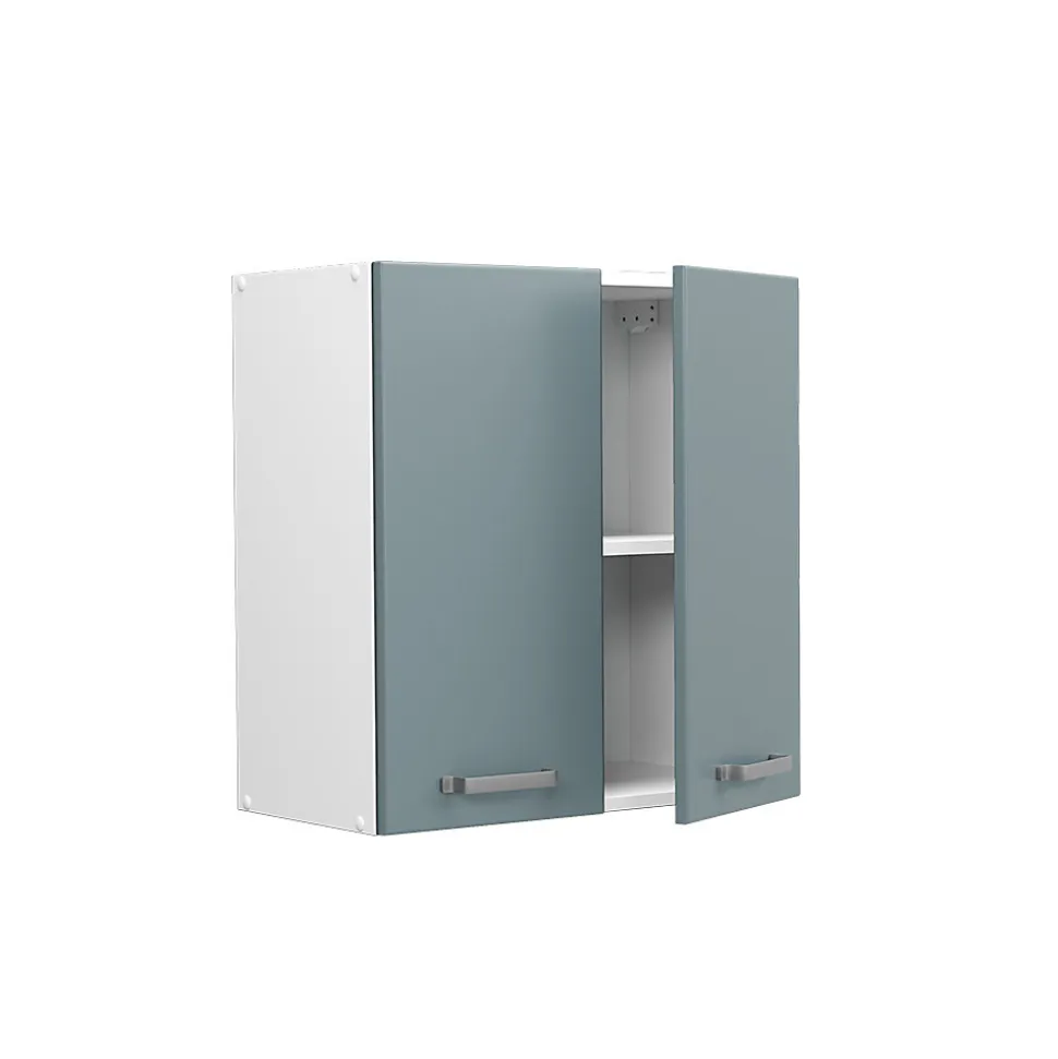 Vicco Armoire suspendue universelle Bleu-gris 60cm avec portes