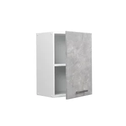 Vicco Armoire suspendue universelle Béton 45cm avec porte