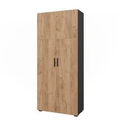 Vicco Armoire universelle Anthracite/chêne doré 80x183.8cm