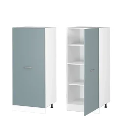 Vicco Armoire universelle Bleu-gris 60cm avec étagères ouvertes, et porte