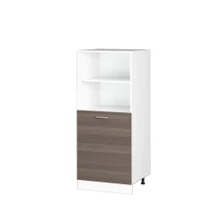 Vicco Armoire universelle Gris 60cm avec étagères ouvertes, et porte