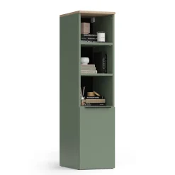 Vicco Armoire universelle Vert 30.2x120cm avec une porte