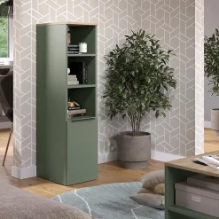 Vicco Armoire universelle Vert 30.2x120cm avec une porte