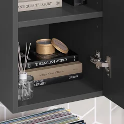 Vicco Armoire universelle Anthracite/Sonoma 30.2x120cm avec une porte